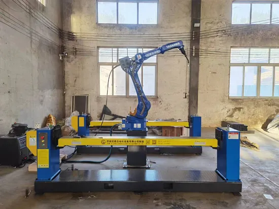 High Quality Welding Workstation Composed of Robot Arm Welding Positioner for Heavy Steel Beam Welding in China Factory